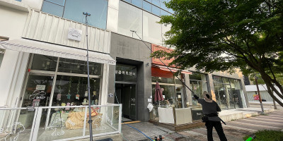 [분당 유리창청소] 판교 오픈커피(OPEN COFFEE) - 퓨어워터 시스템으로 완성한 투…
